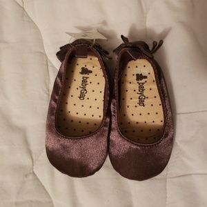 Baby Gap Brown Crib Shoes 3-6 month